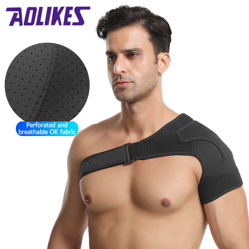 Aolikes  Neoprene Shoulder Pad Spine Protector -1692