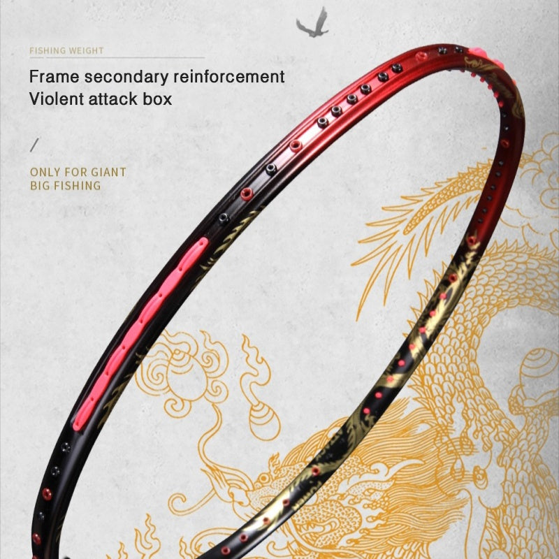 ALP SPORT 1pc QY 4U 100% T1100Full Carbon Fiber Badminton Racket Max 28lbs 680mm - ABYSSAL