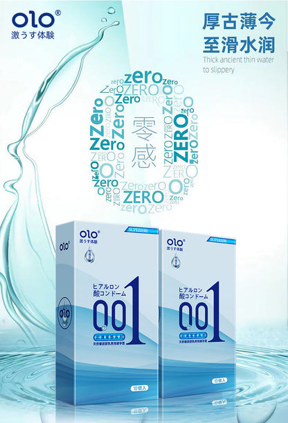 JAPANESE OLO ULTRA THIN CONDOM SQUARE PACKAGING - 10pcs in 1 box