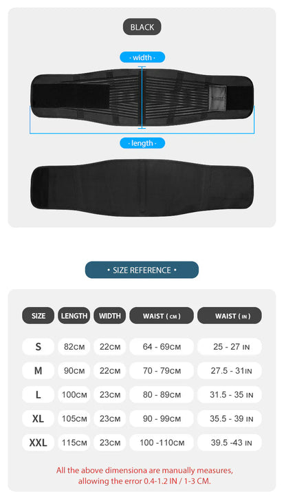Aolikes 7986 Lower Back Brace Lumbar Support