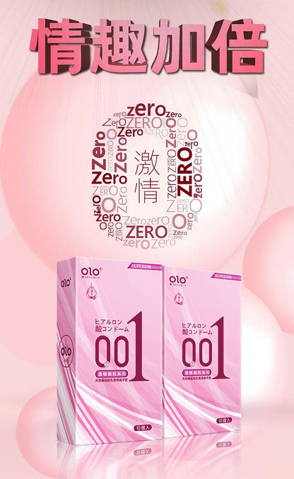 JAPANESE OLO ULTRA THIN CONDOM SQUARE PACKAGING - 10pcs in 1 box