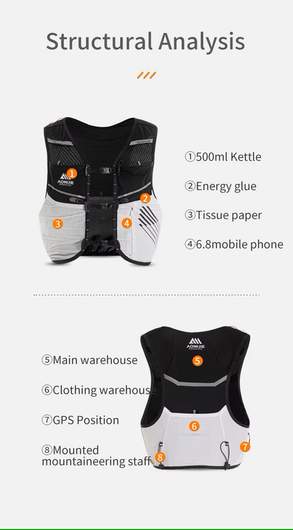 Aonijie GREEN Trail Running Backpack 5L - M