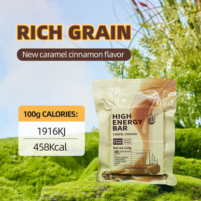 CARAMEL CINNAMON High Energy Bar 120g - Exp. Date 2045