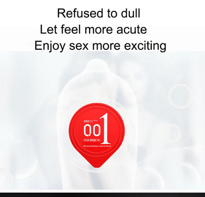 OLO 001 DELAY DRAGON CONDOM Round Packaging - 10pcs