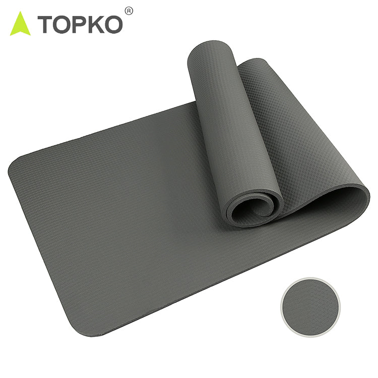 TOPKO Pilates NBR GRAY Yoga Mat