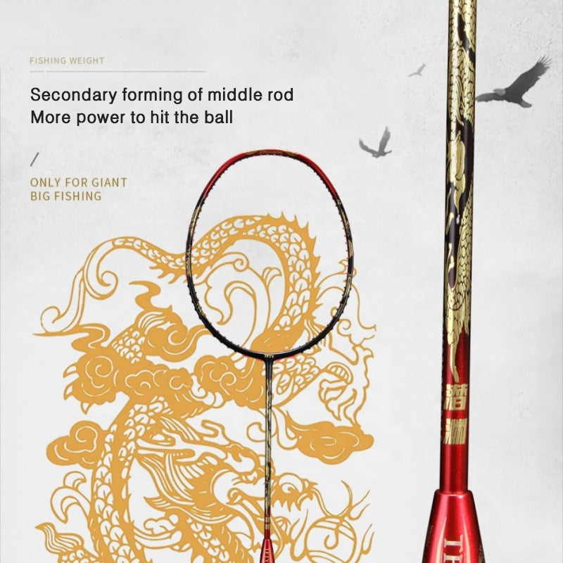 ALP SPORT 1pc QY 4U 100% T1100Full Carbon Fiber Badminton Racket Max 28lbs 680mm - ABYSSAL