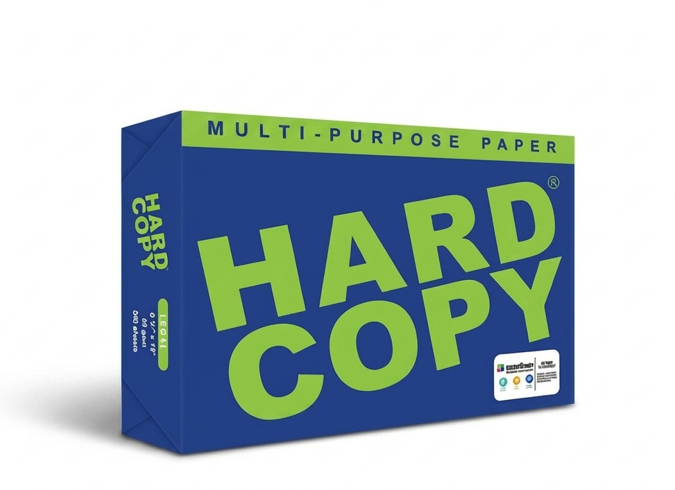 1 BOX HARD COPY Multi-purpose Paper SUB 24 80gsm  5 REAMS/BOX ( Short,Long , & A4)