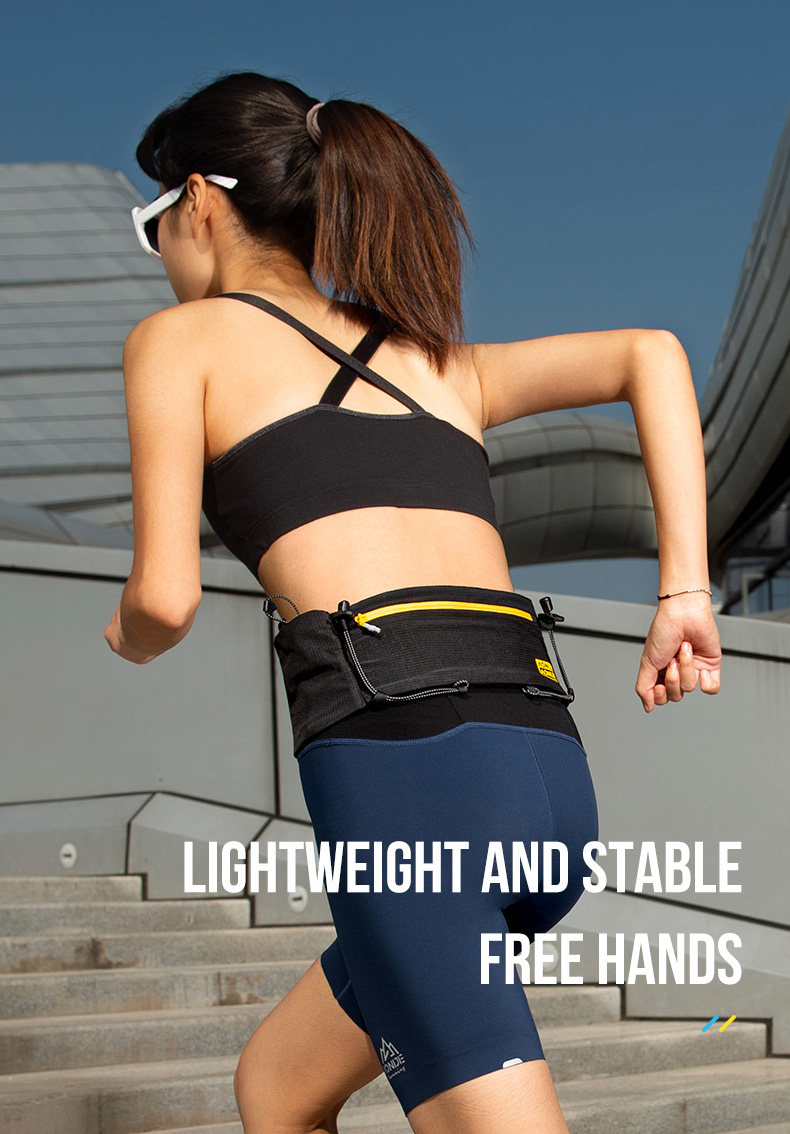 Aonijie W8122 Running BLACK WAIST BELT BAG