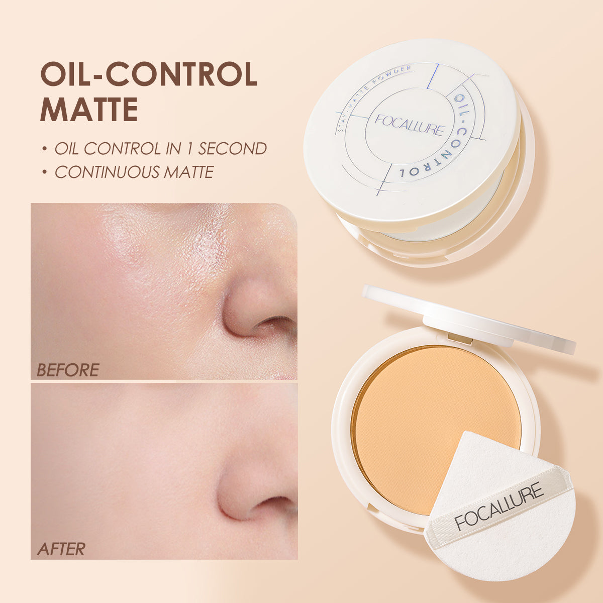 Focallure Oil Control Stay-matte Powder - FA236