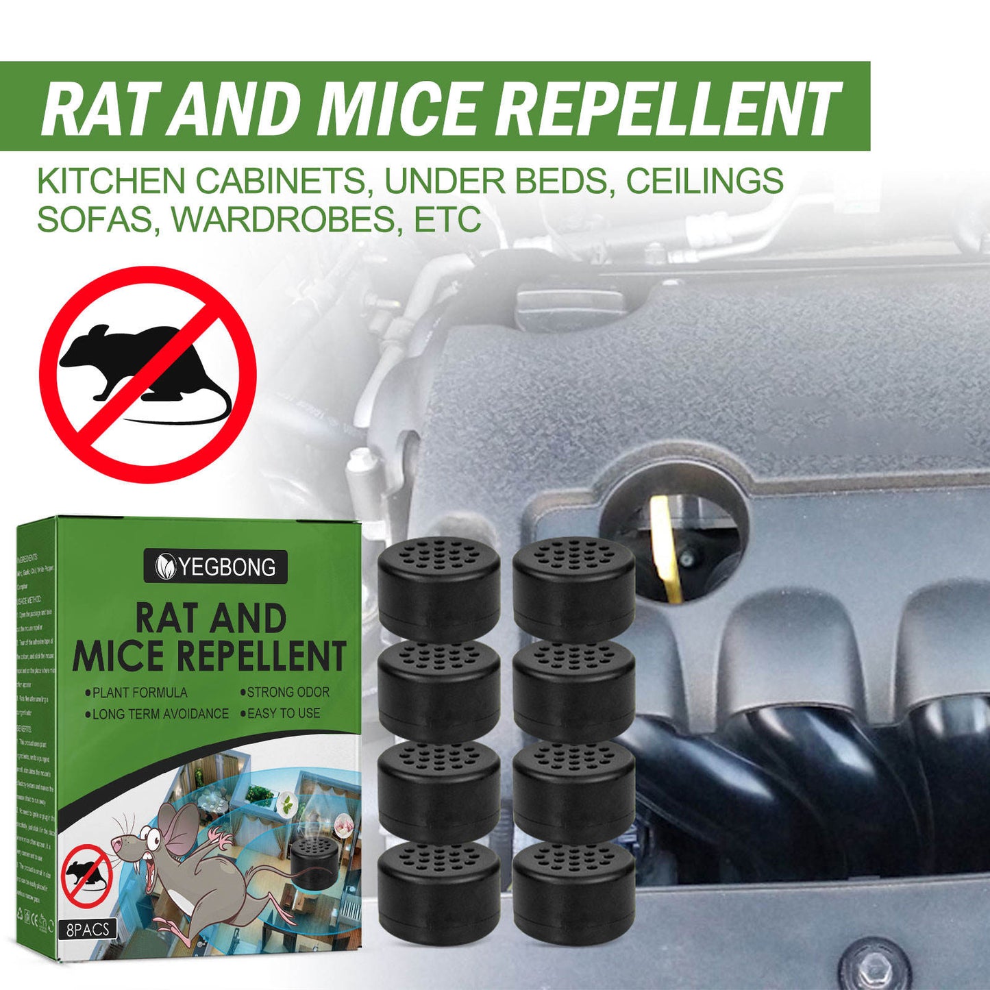 Yegbong RAT AND MOUSE REPELLENT