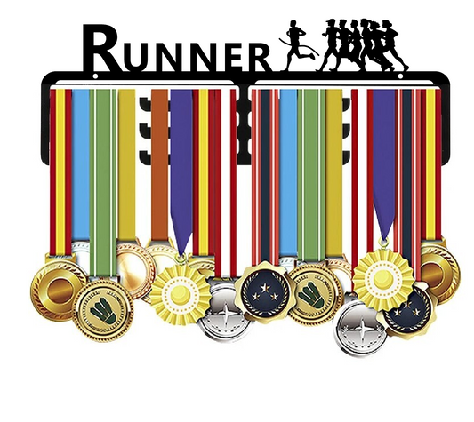 RUNNER Medal Hanger (Metal) 40cm x 12cm ELEGANTLY DESIGN