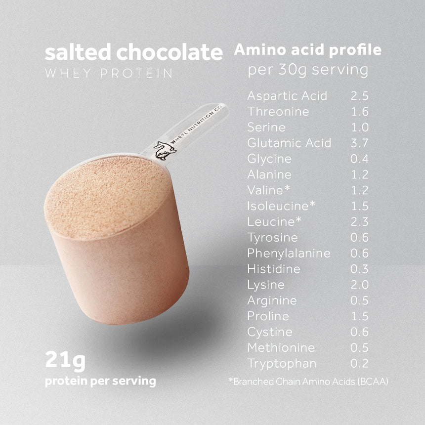 Wheyl JUST WHEY PROTEIN SALTED CHOCOLATE 1lb (454g) - 15 servings
