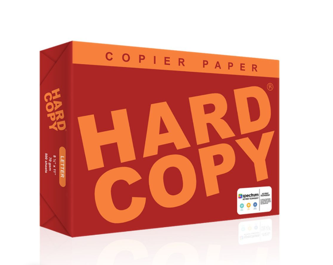 1 BOX HARD COPY Copier Paper SUB 20 70gsm  5 REAMS/BOX ( Short,long , A4 & A5)