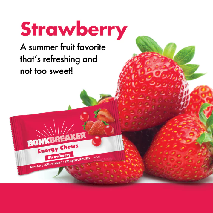 Bonk Breaker Energy Chews - Strawberry - 1 pack