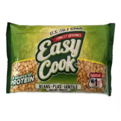 EASYCOOK YELLOW SPLIT PEAS 400G QUICK AND HEALTHY MEAL OPTION