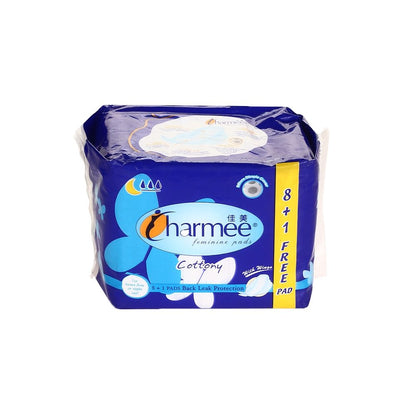 1 CASE Charmee Cottony  Sanitary NAPKIN HEAVY FLOW (8's x 36 packs)with wings