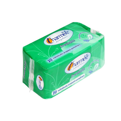 Charmee Pantyliner Breathable Deodorizing Green Tea (20's x 24 packs) - 1 case