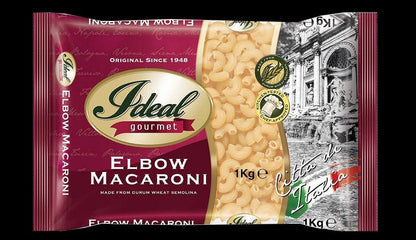 1 CASE (12 pcs)1KG IDEAL GOURMET PASTA ELBOW MACARONI ITALIAN PASTA