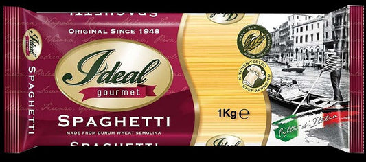 1 CASE(15 pcs) 1KG IDEAL GOURMET PASTA Spaghetti  ROUND STRAND PASTA