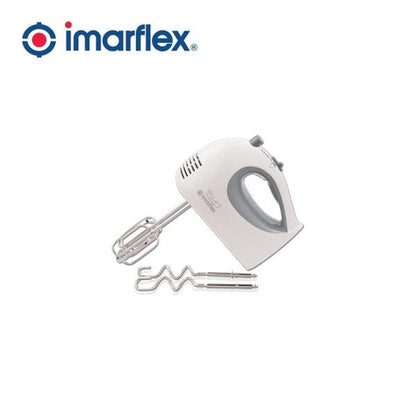 IMARFLEX Electric Hand Mixer IMX-250 (5 SPEEDS) - WHITE 5 SPEED SETTINGS PLUS A TURBO FUNCTION