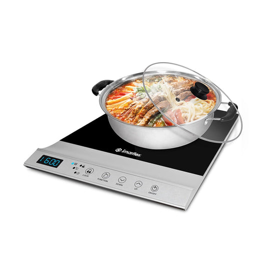 IMARFLEX Induction Cooker IDX-3100HG with FREE Stainless Steel POT Overload Protection with CHILD LOCK FUNCTION