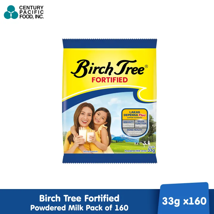 Birch Tree Fortified Powdered Milk 33g x 160 packs
