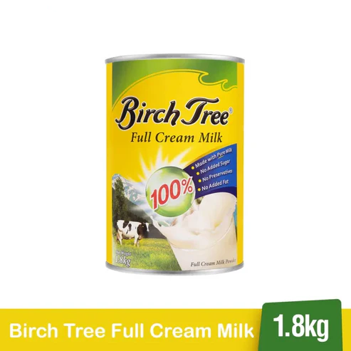 Birch Tree Full Cream Milk Made from Pure Cow’s Milk - 1.8kg