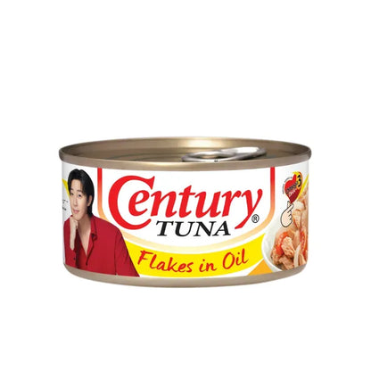Century Tuna Flakes in Vegetable Oil Protein, Omega 3, DHA, No Preservatives 180g x 48 cans