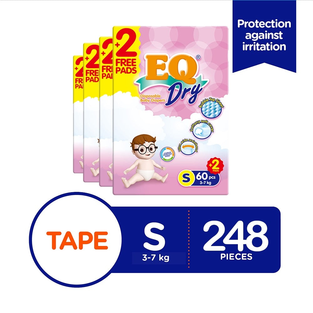 EQ Dry Jumbo Pack 60's Tape 3-7kg - Small