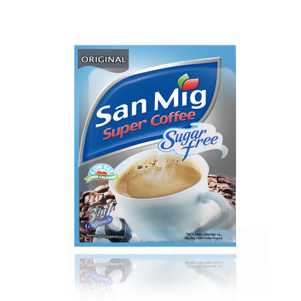 1 CASE - SAN MIG Super Coffee Original Sugar Free (7g x 20sachet) -15 packs