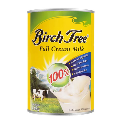 Birch Tree Full Cream Milk Made from Pure Cow’s Milk - 1.8kg