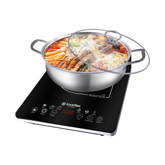 IMARFLEX Slim Type 50mm Single Induction Cooker IDX-1850S - 6 PRESET FUNCTION CHILD LOCK FEAUTURE