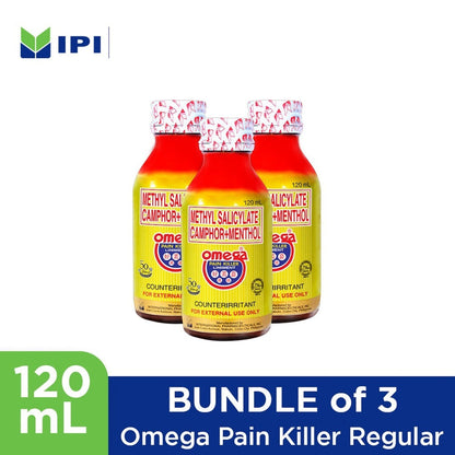 Omega Pain Killer Regular 120mL x 3pcs