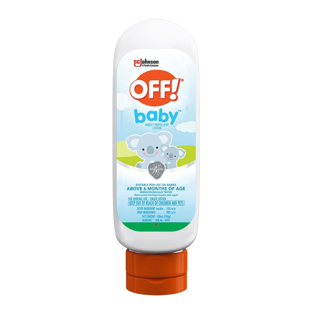 OFF! Mosquito Repellent Lotion - Baby 100ml x 3 (Dermatogically tested)