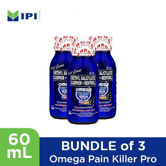 Omega Pain Killer Pro 60ml [Bundle of 3]