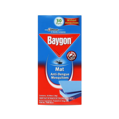Baygon Mats Refill 30s - (Pack of 3) Anti Mosquito Electric Mat