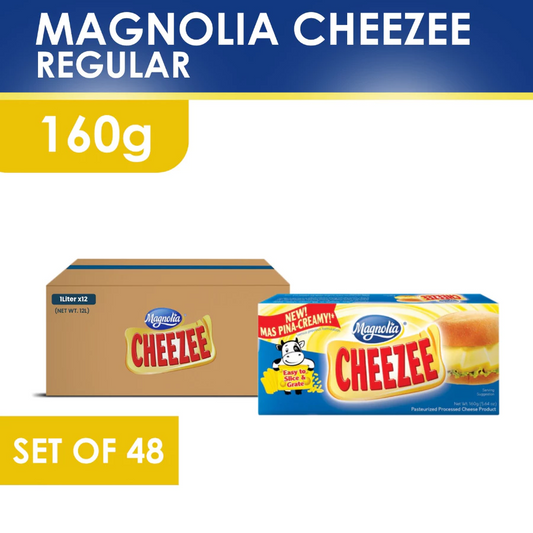 1 CASE - MAGNOLIA Cheezee Regular (160g x 48)