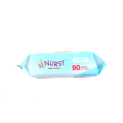 Nursy Baby Wipes in Powder Scent 90's - BUNDLE OF 4 and 24