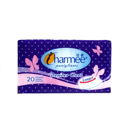 Charmee Pantyliner Powder Cool Longer 20's x 36 packs - 1 case