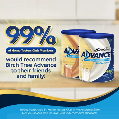 Birch Tree Advance Adult Powdered Milk 850g - Mocha