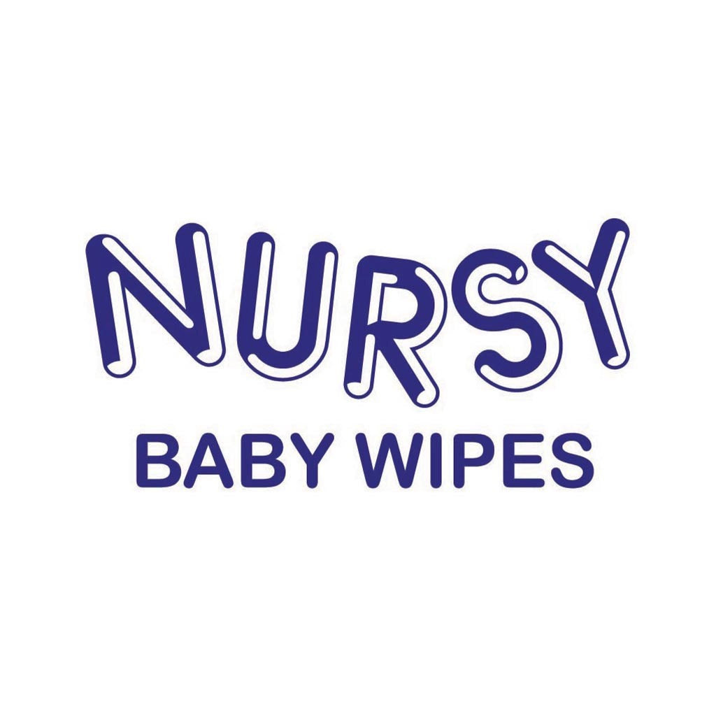 Nursy Baby Wipes in Powder Scent 4 pcs x 66 wipes - BUNDLE OF 2 or 6