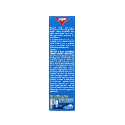 Baygon Mats Refill 30s - (Pack of 3) Anti Mosquito Electric Mat