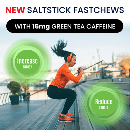 SaltStick FastChews Tropical Twist + Caffeine