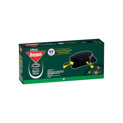 Baygon 24-Hour Cockroach Killer 6's - Pack of 3 Safe to Use in sensitive Places
