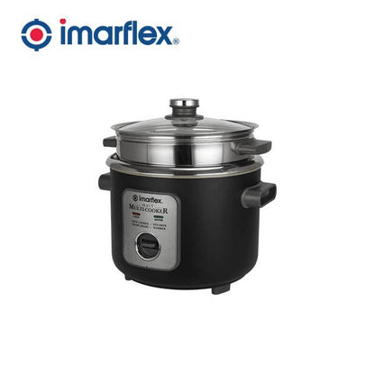 IMARFLEX 4in1 MULTI COOKER IRC-18LS - 10 CUPS CAPACITY 700W(Tempered Glass LID )
