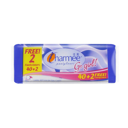 Charmee Pantyliners Go Girl 40s x 36 packs - 1 case