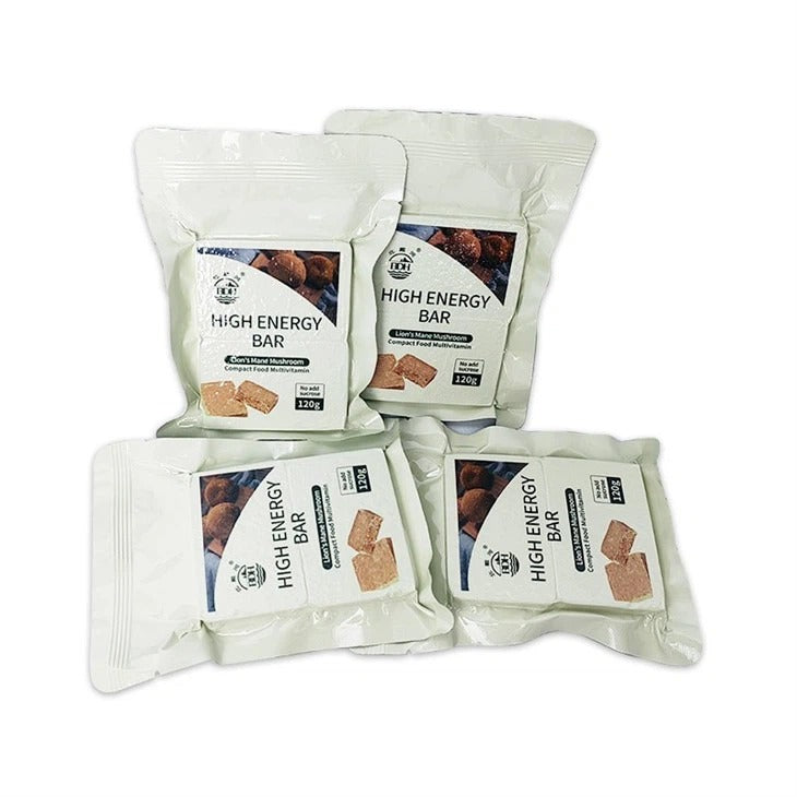 Lion's Mane Mushroom Flavor Non-sugar High Energy Bar 120g/2 bars per pack 20 YEARS SHELF LIFE