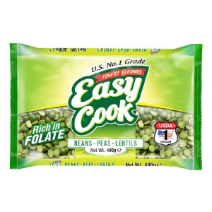 EASYCOOK GREEN SPLIT PEAS 400G RICH IN FOLATE