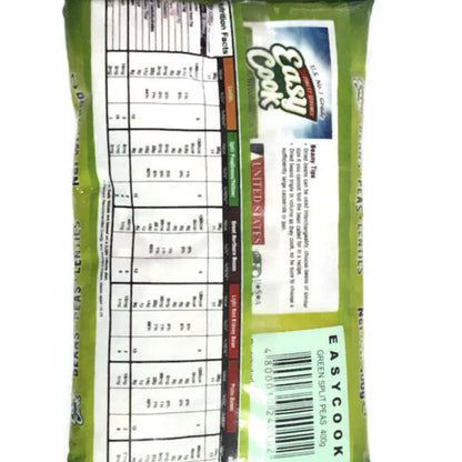 EASYCOOK GREEN SPLIT PEAS 400G x 30 RICH IN FOLATE
