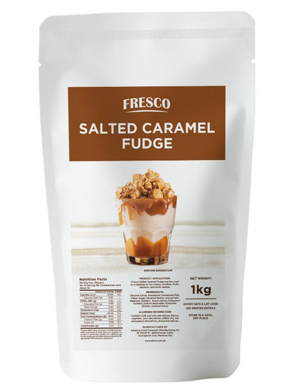BUNDLE OF 2 - Fresco Chocolate, Caramel and Salted Caramel Fudge - 1kg